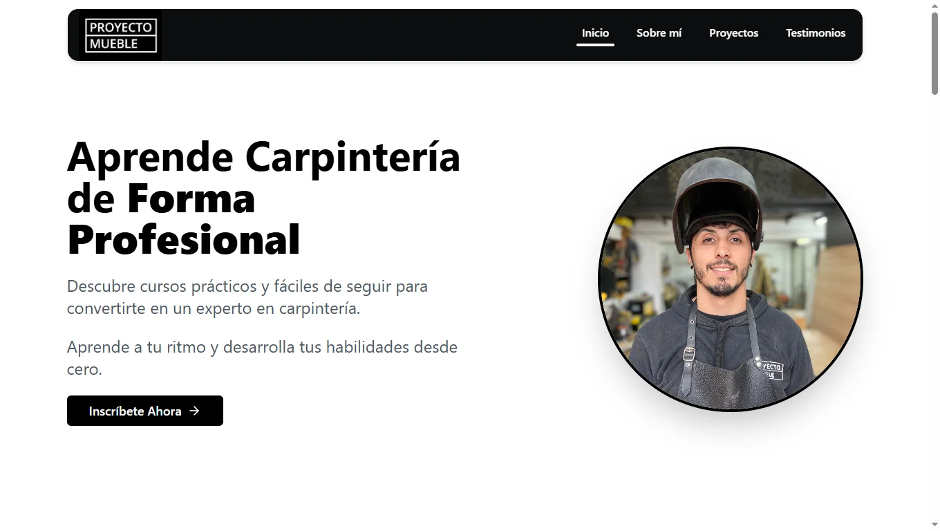 Proyecto Mueble - Sitio web